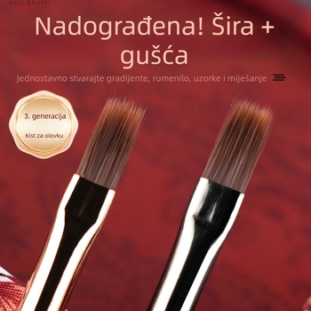 Manikura Smudge olovka – drvena ručka, prijenosno, set od 1 kom., Mirror Makeup brend, porijeklo Jiangxi