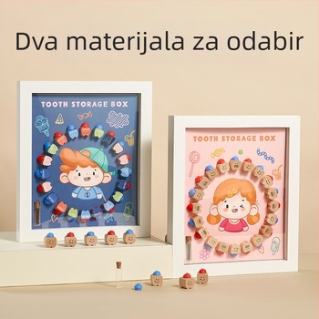 Drvena kutija za mliječne zube za djecu 4-6 godina; 3C kategorija: Ostale igračke do 14 godina