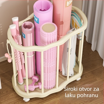 Koš za prljavo rublje, pomičan, PP materijal, za quilt i odjeću, moderni minimalistički dizajn za kupaonicu