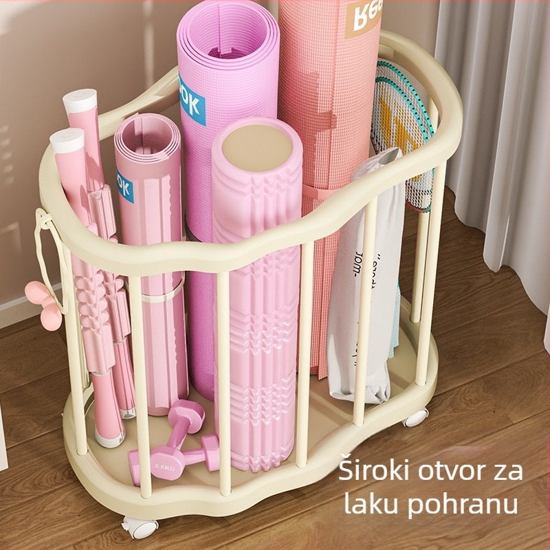 Koš za prljavo rublje, pomičan, PP materijal, za quilt i odjeću, moderni minimalistički dizajn za kupaonicu