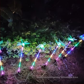 Solarnu LED dekorativnu lampicu u nizu za hodnik, 8 funkcija, model D120, IP55