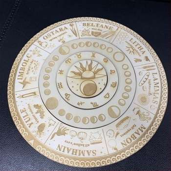 Drveni ukras od borova drveta, Zhulu Crafts, godišnji kalendar, za dnevni boravak i spavaću sobu
