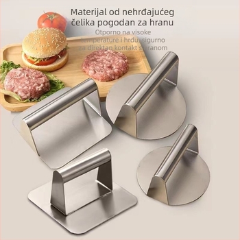 Presa za dumplinge od nehrđajućeg čelika, ručna, okrugle i četvrtaste oblike, moderni minimalistički stil