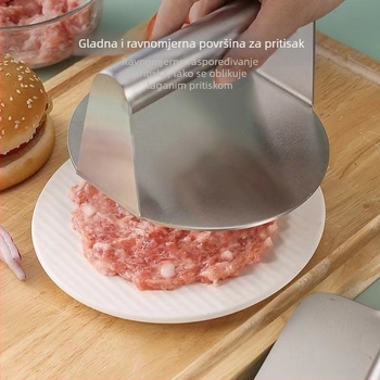 Presa za dumplinge od nehrđajućeg čelika, ručna, okrugle i četvrtaste oblike, moderni minimalistički stil