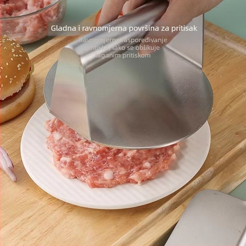 Presa za dumplinge od nehrđajućeg čelika, ručna, okrugle i četvrtaste oblike, moderni minimalistički stil