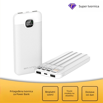 Prijenosna vanjska baterija - PD 22.5W brzo punjenje, 10000mAh, QC3.0, Li-ion polimer, model S330W