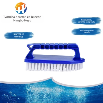 Ručna četka za čišćenje bazena za zidove i dno, dodaci za čišćenje bazena, bez filtra visoke učinkovitosti, bez skupljača dlaka