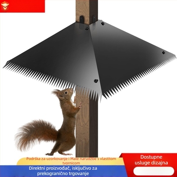 Vrtni metalni zaštitni panel s geometrijskim kvadratnim okvirom, pastoralni stil, Ocean brand