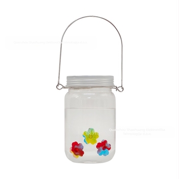 Spremnik vode za kolibrije s prozirnom čašom, Mason jar stil, vanjska upotreba, upravljanje gumbom, IP44