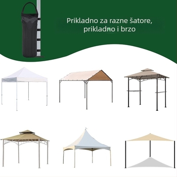 Torba za pijesak za šator – vodootporan Oxford materijal, za vanjsku uporabu, tisk logotipa, prilagodljiva, marka Third Son