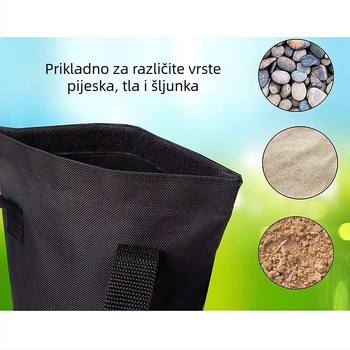 Torba za pijesak za šator – vodootporan Oxford materijal, za vanjsku uporabu, tisk logotipa, prilagodljiva, marka Third Son