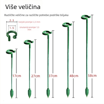 Vrtni stalak za cvijeće, od staklenih vlakana, za potporu biljaka