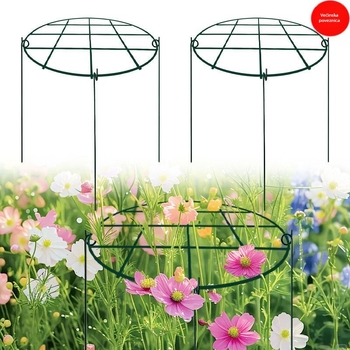 Stup za penjanje biljaka i nosač za posude za cvijeće, metalna konstrukcija, podna montaža