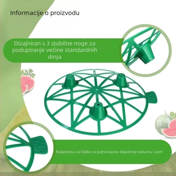 Plastična posuda za sadnju dinje i voća sa čvrstom podrškom za vrt