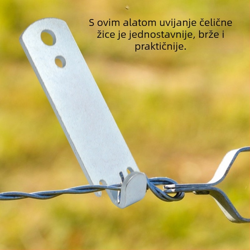 Set od 2 komada: uvijač žice s T-stupom za navijanje žice za ogradu – alat za uređenje krajolika, marka Xingweiqiang