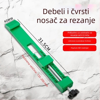 Prilagodljiva vodilna šina baze za strojeve za rezanje – ABS materijal