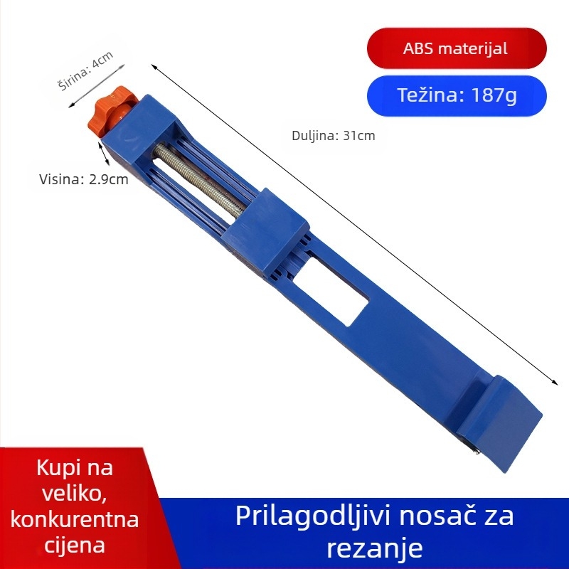 Prilagodljiva vodilna šina baze za strojeve za rezanje – ABS materijal