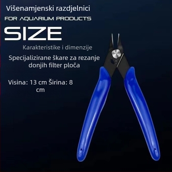 Dijagonalne kliješta za modeliranje rezanje — materijal PE + karbonska čelika, težina 0.1 kg