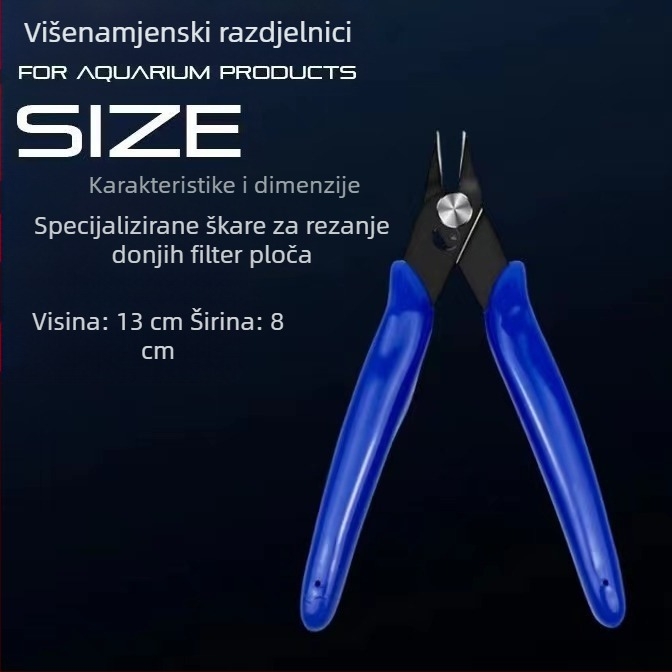 Dijagonalne kliješta za modeliranje rezanje — materijal PE + karbonska čelika, težina 0.1 kg