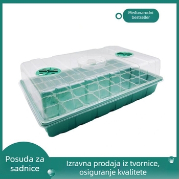 PET posuda za sadnice s 40 bunkama za kućno vrtlarstvo, izolacija i zadržavanje vlage