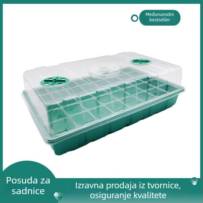 PET posuda za sadnice s 40 bunkama za kućno vrtlarstvo, izolacija i zadržavanje vlage
