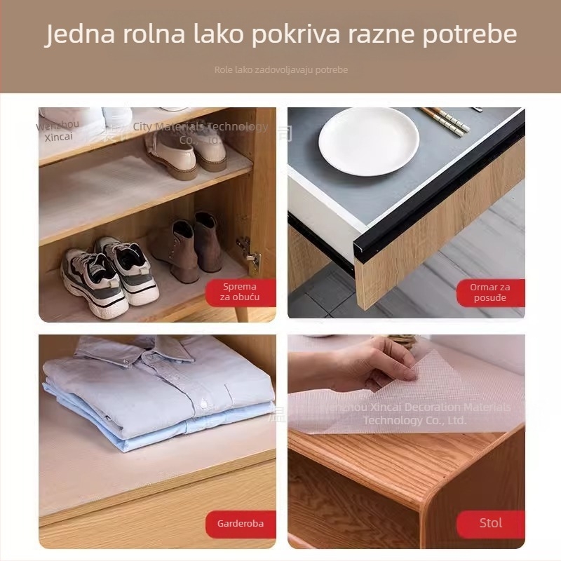 Liner za ormar EVA — vodootporan, otporan na ulje i plijesan, za kuhinju, garderobu i ormar za cipele