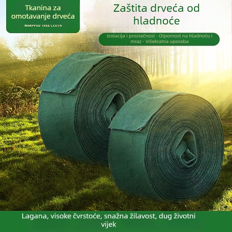 Toplinska zaštitna omotnica za drveće u vrtu, netkani materijal, zaštita od smrzavanja