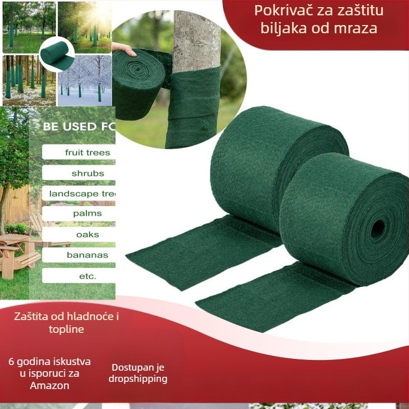 Toplinska zaštitna omotnica za drveće u vrtu, netkani materijal, zaštita od smrzavanja