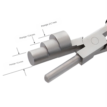 RUITOOL Klem za nakit – mini 3-u-1, šiljasto usta, duljina glave kliješta 80 mm, težina 206 g