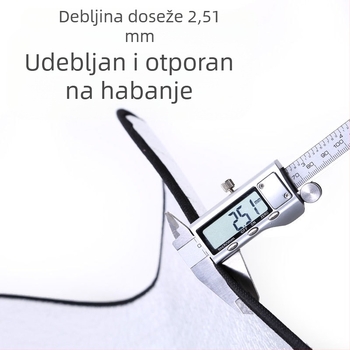 Veli kamp-madrac za vanjski šator s EVA aluminij folijom, deblji, vlagootporan i vodootporan, za više osoba, model HW-D1676, tkanina: srednja PE pjena + dvije strane aluminijske folije
