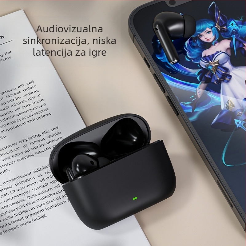 Bluetooth TWS in-ear slušalice, Bluetooth 5.0, domet 10 m, trajanje baterije 4–8 sati, IPX5 vodootporne, stereo
