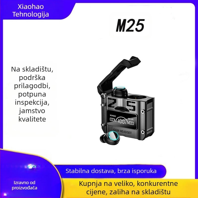 Bežične Bluetooth slušalice za igre, in-ear, s osvijetljenjem koje treperi, niska latencija za Esports, duga baterija (Bluetooth 5.0, In-ear, Esports Low Latency, Breathing Light, Long Battery Life)