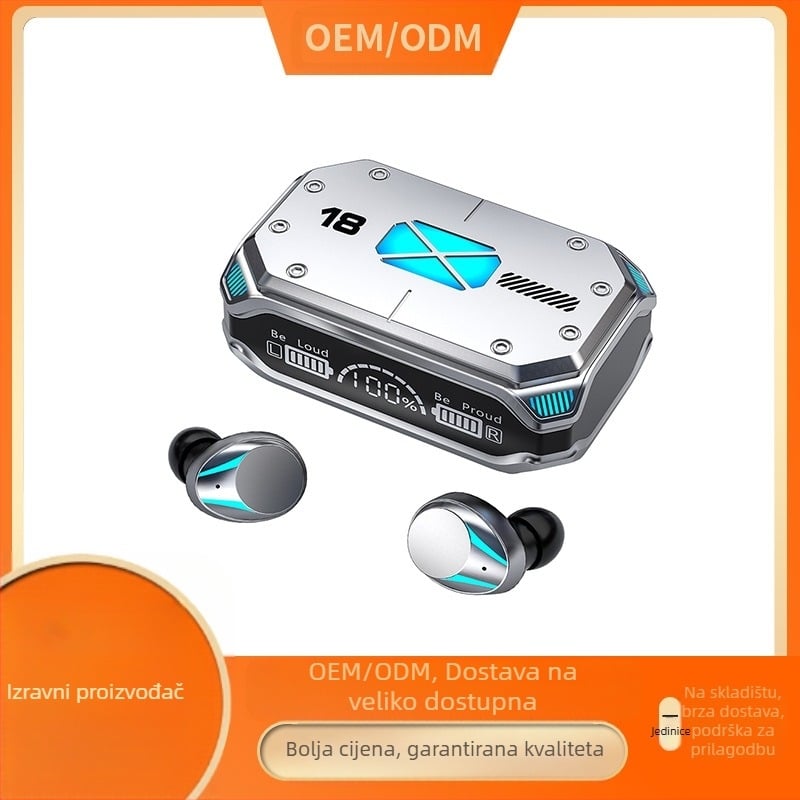 Bežične Bluetooth slušalice u uho za sport, smanjenje buke, IPX7, domet 15 m, trajanje baterije >8 h, stereo