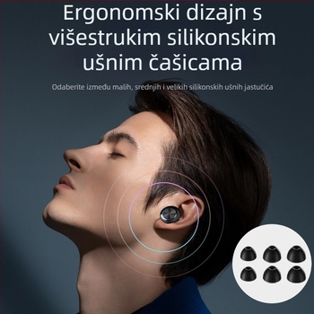 H66 bežične gaming slušalice TWS – in‑ear stereo, Bluetooth 5.3, IPX7 otporno na vodu, trajanje baterije preko 8 sati, NFC i digitalni displej