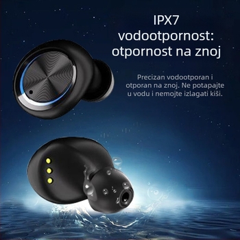 H66 bežične gaming slušalice TWS – in‑ear stereo, Bluetooth 5.3, IPX7 otporno na vodu, trajanje baterije preko 8 sati, NFC i digitalni displej