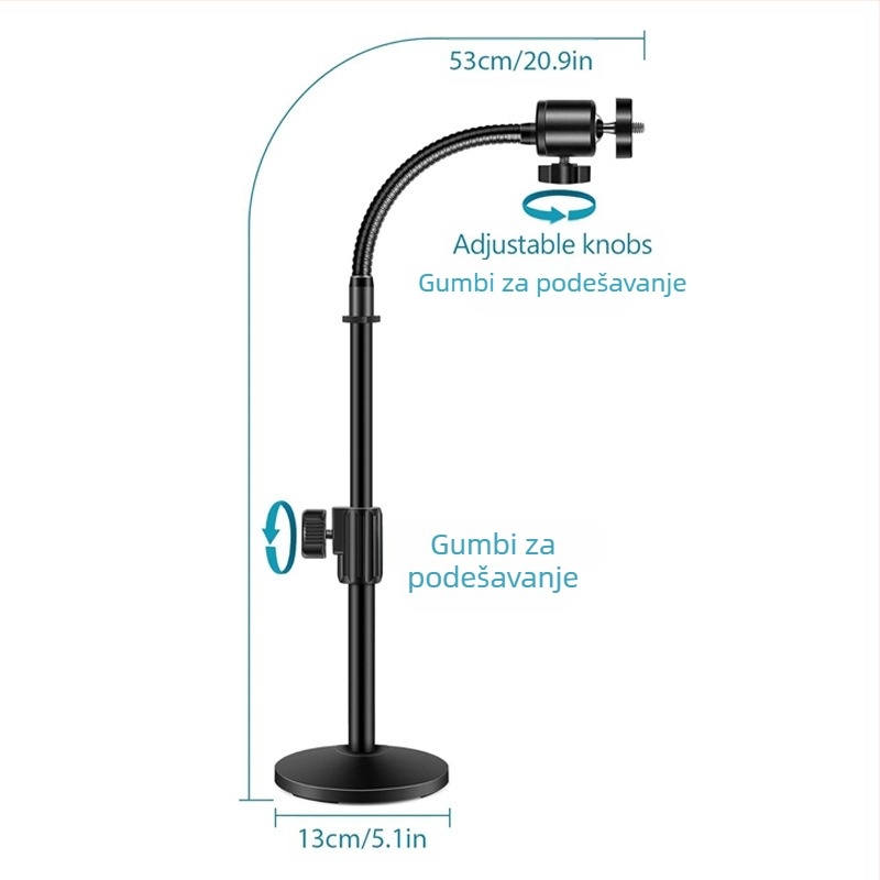 SH-190BA Stalak za stol s fleksibilnim vratom za Logitech web kameru i projektor