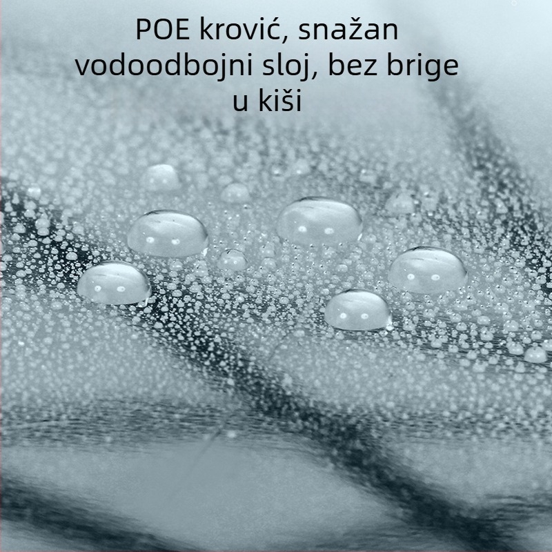 Dežnik s dugom drškom i ravnim štapom, PVC tkanina 190t, 16 čeličnih rebara, ručno otvaranje, ispis logotipa i mogućnost prilagođavanja
