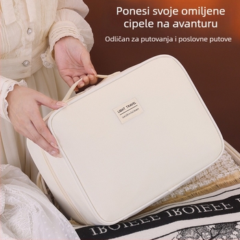Kockasta torba za pohranu cipela, poliester, model 1007, višestruka namjena za putovanja
