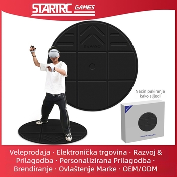 DEVASO VR podna prostirka protiv sudara za Meta Quest 3S/3, Nintendo Switch 2 i Vision Pro – Model DC – Težina 760 g