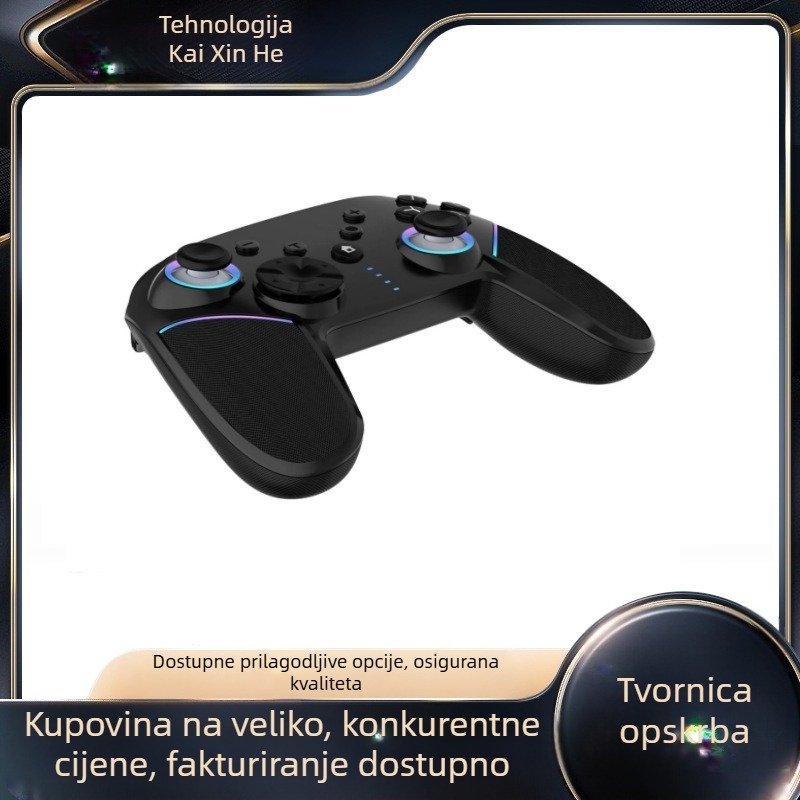 Bežični Bluetooth gamepad SZ-932B za Switch, Android i iOS s Type-C sučeljem, motorom s 6 osi i RGB osvjetljenjem