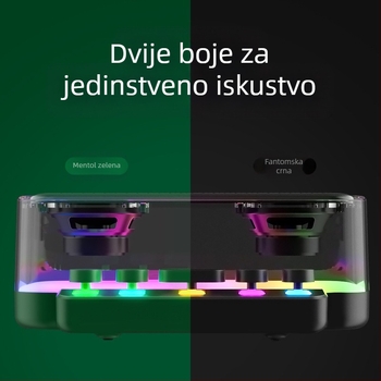 Z6 Bluetooth zvučnik s mehaničkim tipkama u stilu tipkovnice (BT 5.0 • 5W • 40Hz-20kHz • 1000-1200mAh • dvostruki zvučnici)