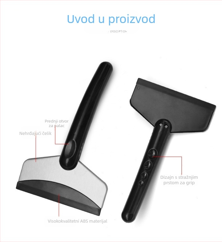 Lopatica za snijeg od ABS plastike - YS, zimski alat za uklanjanje snijega