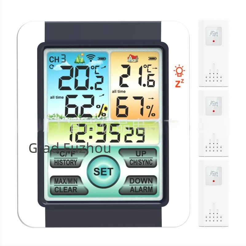 Mjerač temperature za prostoriju s rezolucijom 0,1°C, prilagodljivo obrađivanje, licencirana privatna oznaka