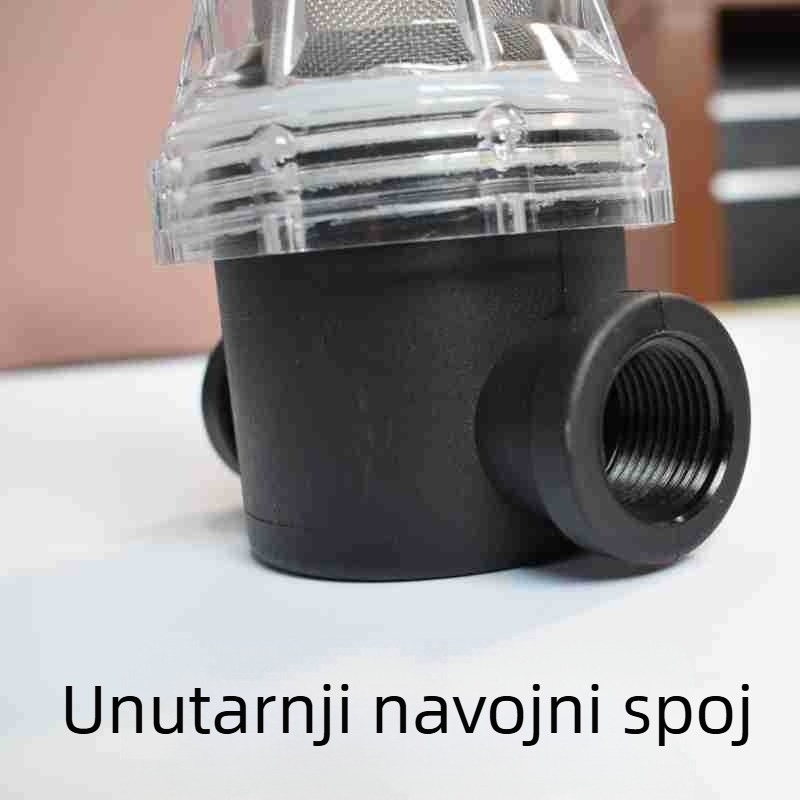 Vodoravni predfiltr s unutarnjim navojem, mrežasti filter od nehrđajućeg čelika za cjevovode