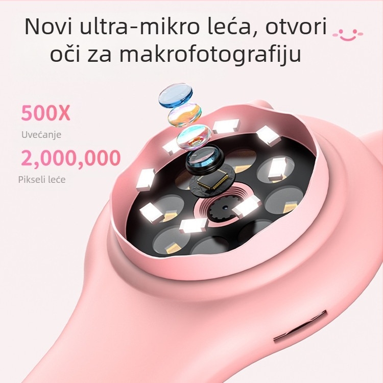 Dječji mikroskop igračka - nadograđeno izdanje 2024. - model 355 - biološko promatranje