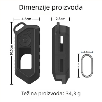 Silikonska zaštitna futrola za Flipper Zero, otporna na padove, OEM