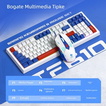 TF610 gaming komplet tipkovnica i miš, USB kabelska veza, pozadinsko osvjetljenje, ergonomski dizajn, DPI 1200/1800/2400/3600