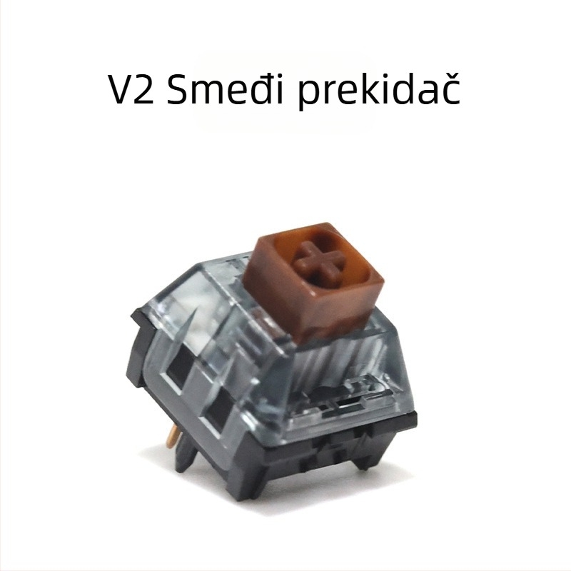 Kailh BOX V2 mehanički prekidač za tipkovnicu, linearni, hot-swappable, univerzalna kompatibilnost, 2 g po prekidaču