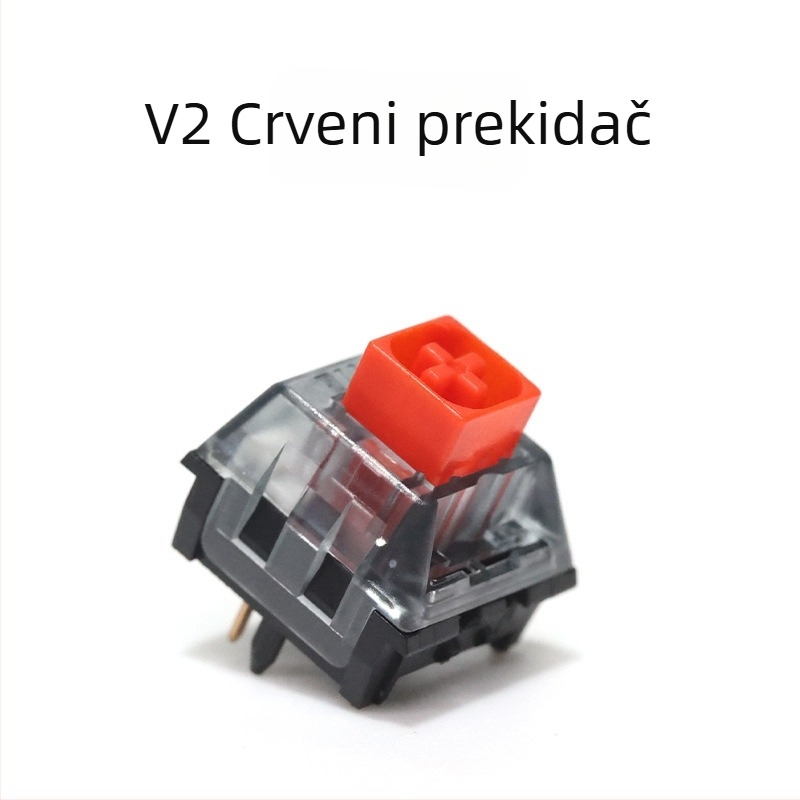 Kailh BOX V2 mehanički prekidač za tipkovnicu, linearni, hot-swappable, univerzalna kompatibilnost, 2 g po prekidaču