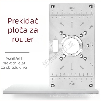 Stroj za graviranje i frezanje u drvu s aluminijskim tijelom — kanaliranje, bušenje i završna obrada, kućna upotreba